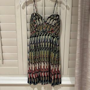 Parker Silk Colorful Dress